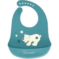 Sterntaler Siliconen Slabbetje Elia Donker Turquoise -Lief En Klein sterntaler siliconen slabbetje elia donker turquoise a384505 3