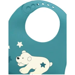 Sterntaler Siliconen Slabbetje Elia Donker Turquoise -Lief En Klein sterntaler siliconen slabbetje elia donker turquoise a384505 4