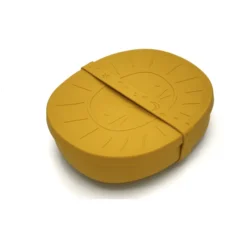 The Cotton Cloud Alfie Mosterd Silicone Lunch Box -Lief En Klein the cotton cloud alfie mosterd silicone lunch box a319900 2