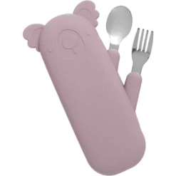 The Cotton Cloud Bestekset Met Etui Zoe De Koala Dusty Roze -Lief En Klein the cotton cloud bestekset met etui zoe de koala dusty roze a410031 2