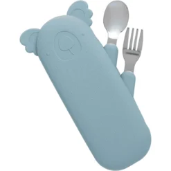 The Cotton Cloud Bestekset Met Etui Zoe De Koala Jade -Lief En Klein the cotton cloud bestekset met etui zoe de koala jade a409960 2