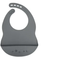 The Cotton Cloud Cosmic Duo Siliconen Slabbetje Petrol / Light Grijs -Lief En Klein the cotton cloud cosmic duo siliconen slabbetje petrol light grijs a320153 4