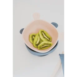 The Cotton Cloud Kom Met Zuignap Silicone Lili De Beer, Blush Roze -Lief En Klein the cotton cloud kom met zuignap silicone lili de beer blush roze a354653 4