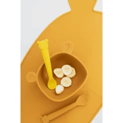 The Cotton Cloud Lepel Set Lili De Bear , Kaneel/Mosterd -Lief En Klein the cotton cloud lepel set lili de bear kaneel mosterd a354689 3