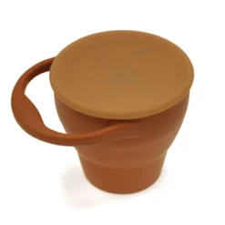 The Cotton Cloud Silicone Snack Beker Caramel -Lief En Klein the cotton cloud silicone snack beker caramel a319889 2