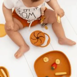 The Cotton Cloud Silicone Snack Beker Caramel -Lief En Klein the cotton cloud silicone snack beker caramel a319889 3