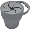The Cotton Cloud Silicone Snack Beker Storm Grijs