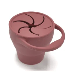 The Cotton Cloud Silicone Snack Beker Wild Rose