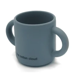 The Cotton Cloud Siliconen Drinkbeker Smokey Blue