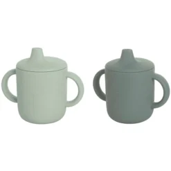 The Cotton Cloud Siliconen Drinkbekerset, Lili De Beer, Ocean /Iceberg -Lief En Klein the cotton cloud siliconen drinkbekerset lili de beer ocean iceberg a397775 3