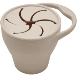 The Cotton Cloud Siliconen Snack Beker Sand