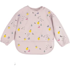 The Cotton Cloud Slabbetje Met Mouwen Fruitig