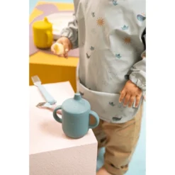 The Cotton Cloud Slabbetje Met Mouwen Kittens -Lief En Klein the cotton cloud slabbetje met mouwen kittens a410128 3