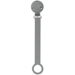 The Cotton Cloud Speenkoord Scallop Silicone, Graphite