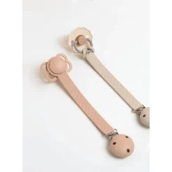 The Cotton Cloud Speenkoord Scallop Silicone, Sand -Lief En Klein the cotton cloud speenkoord scallop silicone sand a397839 3