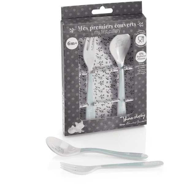 THERMOBABY® Thermobaby ® Melamine Bestek Set, Forest 2 THERMOBABY® Thermobaby ® Melamine Bestek Set, Forest - Afbeelding 2