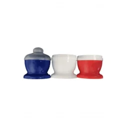 THERMOBABY® Thermobaby ® Schepjes Melkpoeder Met Deksel, French Tri Color -Lief En Klein thermobaby schepjes melkpoeder met deksel french tri color a416145 1
