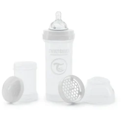 Twistshake TWIST SHAKE Babyfles Anti-koliek 260 Ml In Wit -Lief En Klein twist shake babyfles anti koliek 260 ml in wit a310037 2