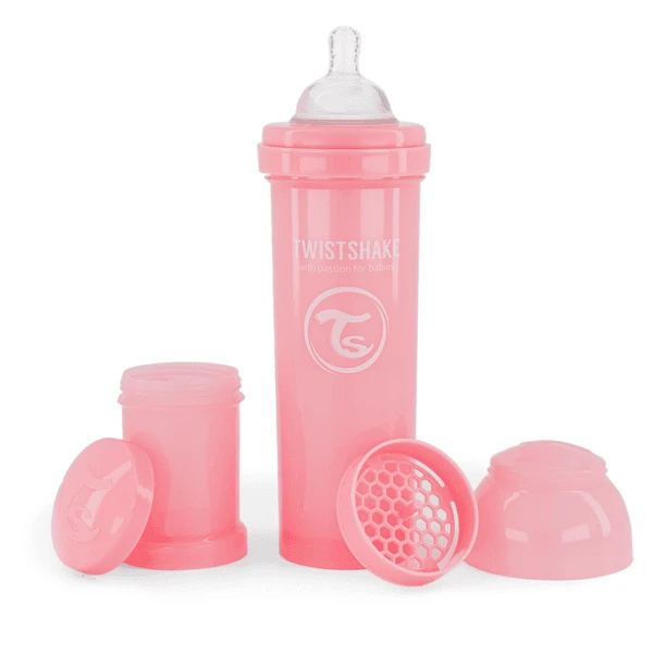 Twistshake TWIST SHAKE Babyfles Anti-koliek 330 Ml In Pastelroze 2 Twistshake TWIST SHAKE Babyfles Anti-koliek 330 Ml In Pastelroze - Afbeelding 2