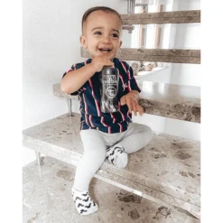 Twistshake TWIST SHAKE Babyfles Anti-koliek Roestvrij Staal 330 Ml In Marmer Zwart -Lief En Klein twist shake babyfles anti koliek roestvrij staal 330 ml in marmer zwart a310267 3