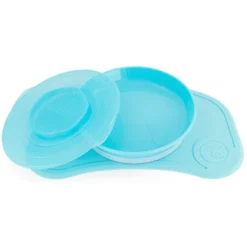 Twistshake TWIST SHAKE Click Mat En Bord Mini Van 6 Maanden Pastel Blauw -Lief En Klein twist shake click mat en bord mini van 6 maanden pastel blauw a332317 2