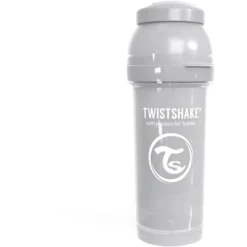 Twistshake Twist Shake Drinkfles Anti-koliek 260 Ml Pastel Grijs
