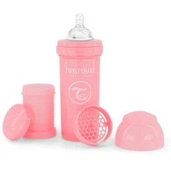 Twistshake Twist Shake Drinkflesje Anti-koliek 260 Ml Pastel Roze -Lief En Klein twist shake drinkflesje anti koliek 260 ml pastel roze a263132 2