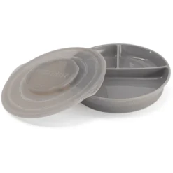 Twistshake TWIST SHAKE Kinderbordje Met Een Onderverdeling 6+ Maanden Pastelgrijs -Lief En Klein twist shake kinderbordje met een onderverdeling 6 maanden pastelgrijs a299046 2