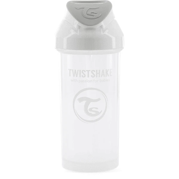 Twistshake TWIST SHAKE Rietjesfles Rietjesbeker 360 Ml 6+ Maanden Pastel Wit 1 Twistshake TWIST SHAKE Rietjesfles Rietjesbeker 360 Ml 6+ Maanden Pastel Wit