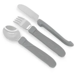 Twistshake TWIST SHAKE Roestvrijstalen Bestek In Pastelgrijs -Lief En Klein twist shake roestvrijstalen bestek in pastelgrijs a310100 3