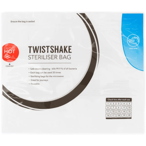 Twistshake TWIST SHAKE Sterilisatiezakjes In Een Verpakking Van 2 Twistshake TWIST SHAKE Sterilisatiezakjes In Een Verpakking Van - Afbeelding 2