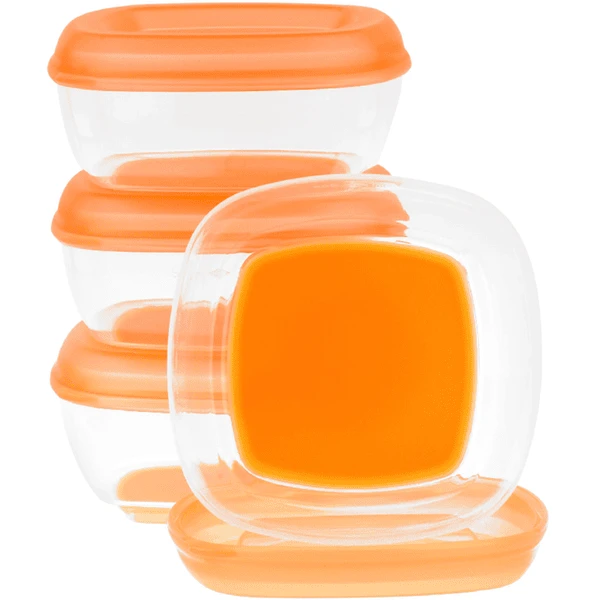Vital Baby Diepvriesbakjes Mini Vanaf 4 Maanden 90 Ml, 4 Stuks In Orange 3 Vital Baby Diepvriesbakjes Mini Vanaf 4 Maanden 90 Ml, 4 Stuks In Orange - Afbeelding 3