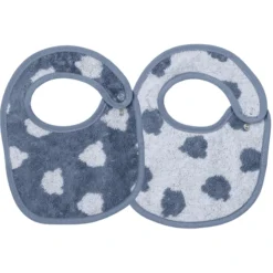 WÖRNER SÜDFROTTIER Drukknop Flats Teddy Blauw Set Van 2