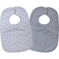 WÖRNER SÜDFROTTIER Drukknop Flatz Sterren Grijs 2-pack