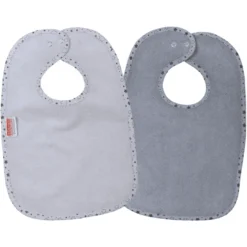 WÖRNER SÜDFROTTIER Drukknop Flatz Sterren Grijs 2-pack -Lief En Klein woerner suedfrottier drukknop flatz sterren grijs 2 pack a302823 4