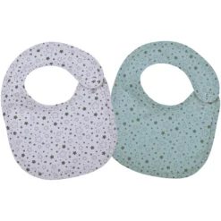 WÖRNER SÜDFROTTIER Drukknop Flatz Sterren Ijsblauw Set Van 2 22 X 29 Cm -Lief En Klein woerner suedfrottier drukknop flatz sterren ijsblauw set van 2 22 x 29 cm a302818 4