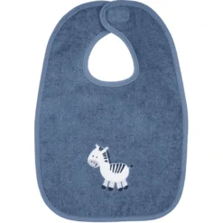 WÖRNER SÜDFROTTIER Reuze Klittenband Slabbetje Zebra Donkerblauw