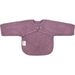 WÖRNER SÜDFROTTIER Slabbetje Met Drukknop Mauve Voor Thuisgebruik -Lief En Klein woerner suedfrottier slabbetje met drukknop mauve voor thuisgebruik a302663 4