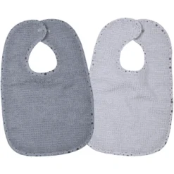 WÖRNER SÜDFROTTIER Thuis Slabbetje 2-pack Grijs